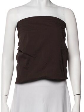 Entire studios strapless top brown